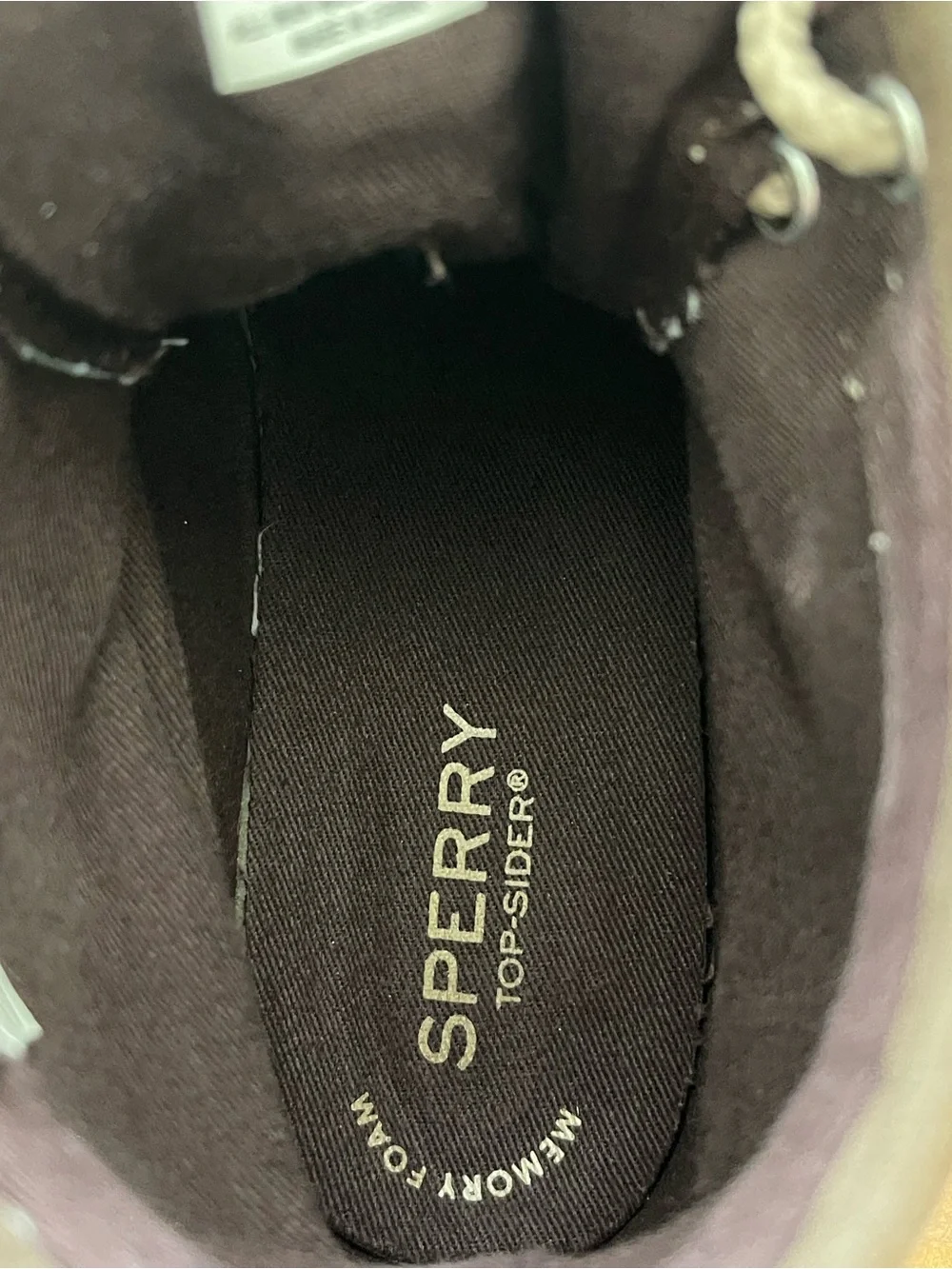 Boy’s Sperry Top-Sider Brown Leather Hi-Top Rudder Boots